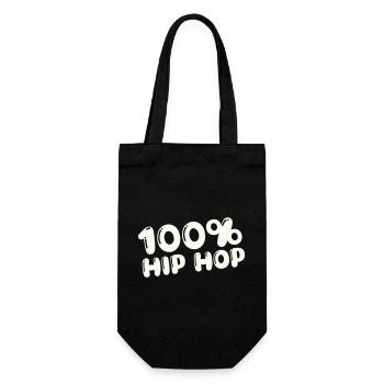 100,-_hip_hop- - Gift Bag for Bottles - black - Front