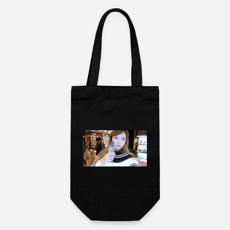 Portrait d’un modèle au musée - Sac à bouteille - noir
