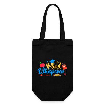 Pre K Teacher Mind Whisperer Kindergarten Teacher - Geschenkbeutel für Flaschen - Schwarz - Vorne