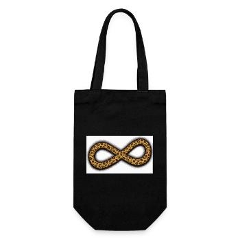 Motif Léopard Infini - Sac à bouteille - noir - Devant