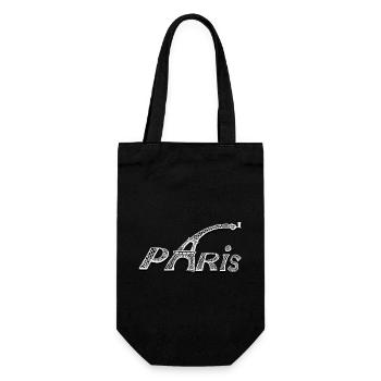 PARIS - Gift Bag for Bottles - black - Front