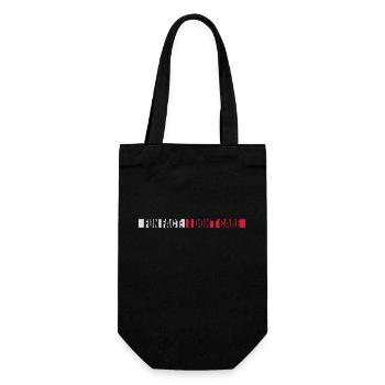 I dont care fact - Geschenkbeutel für Flaschen - Schwarz - Vorne