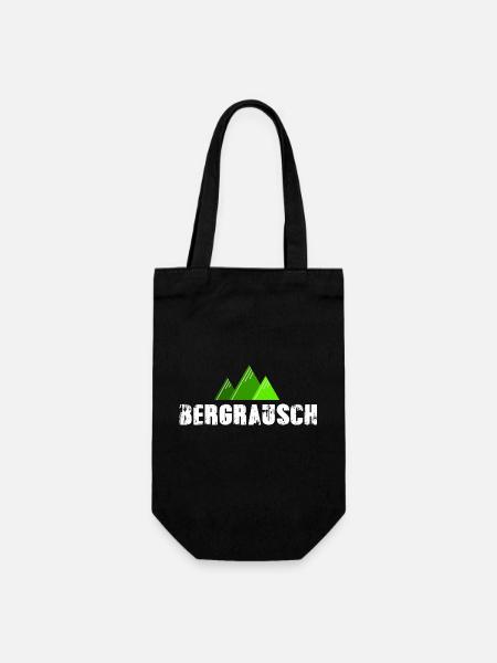 Alpenliebe Berge Südtirol Wandern Bergrausch - Geschenkbeutel für Flaschen - Schwarz