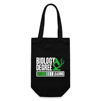 Biologist Biology Degree Loading - Gift Bag for Bottles - black - Front