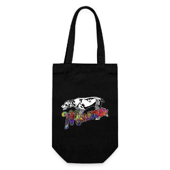 German Shorthaired Pointer Mama - Gift Bag for Bottles - black - Front