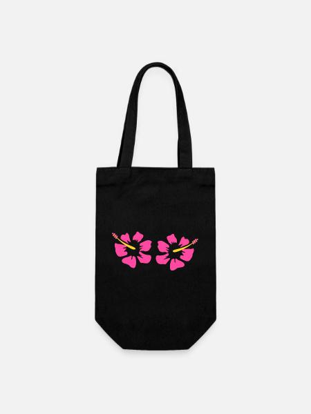 Fleur Rose Rose Fleur Fleurs Rose Rose Fleurs - Sac à bouteille - noir
