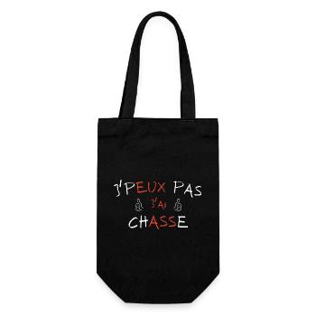 j'peux pas j'ai Chasse - Sac à bouteille - noir - Devant