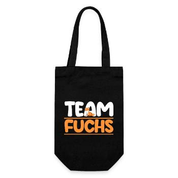 Fuchs - Geschenkbeutel für Flaschen - Schwarz - Vorne