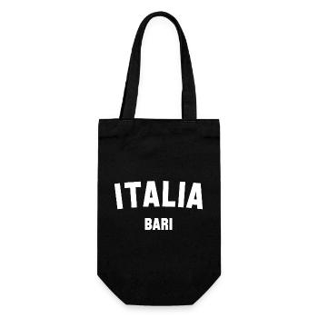 BARI Italia Italien - Geschenkbeutel für Flaschen - Schwarz - Vorne