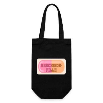 ABSCHIEDSPILLE ABSCHIED - Geschenkbeutel für Flaschen - Schwarz - Vorne
