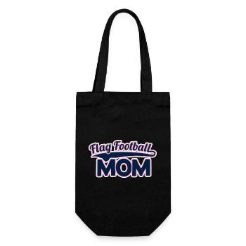 Maman de flag football - Sac à bouteille - noir - Devant