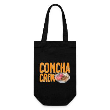 Concha Hispanic Mexikanisch Pan Dulce - Geschenkbeutel für Flaschen - Schwarz - Vorne