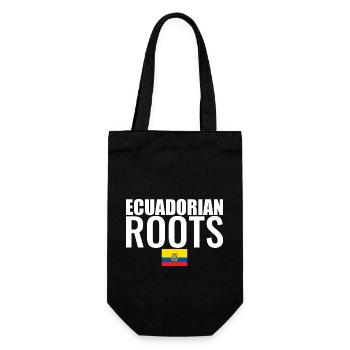Racines équatoriennes Drapeau équatorien - Sac à bouteille - noir - Devant