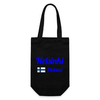 Helsinki Finnland - Stylische Drucke - Geschenkbeutel für Flaschen - Schwarz - Vorne