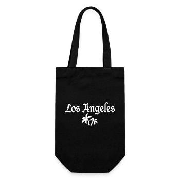 Los Angeles Palm Trees - Gift Bag for Bottles - black - Front