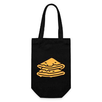 crêpe - Sac à bouteille - noir - Devant