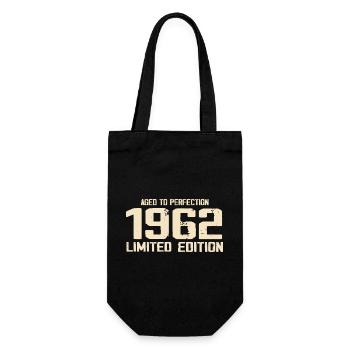 1962 Limited edition 1962 Birthday 1962 Retro - Gift Bag for Bottles - black - Front