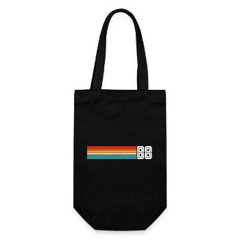 Retro 1988 t-shirt 88 vintage 1988 - Geschenkbeutel für Flaschen - Schwarz - Vorne