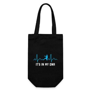 c’est dans mon ADN handball - Sac à bouteille - noir - Devant