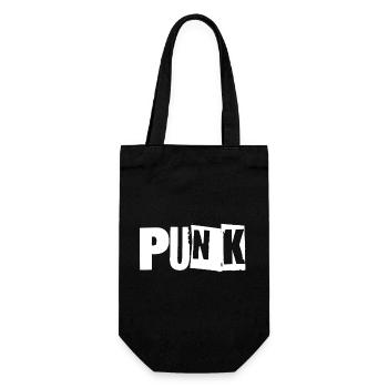 Logo der Punk-Musik - Geschenkbeutel für Flaschen - Schwarz - Vorne