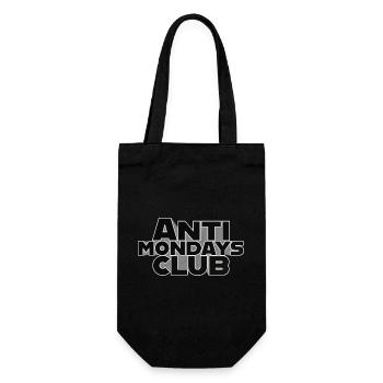 Anti-Mondays Club - 3D Statement - Gift Bag for Bottles - black - Front