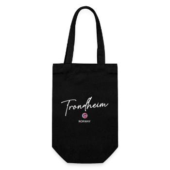Trondheim - Norway Flag - Norge - Norwegen - Gift Bag for Bottles - black - Front