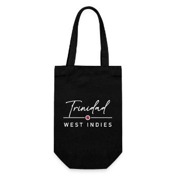 Trinidad and Tobago - West Indies - Caribbean - Gift Bag for Bottles - black - Front