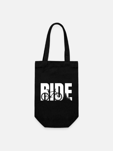 Ride Nature - Geschenkbeutel für Flaschen - Schwarz