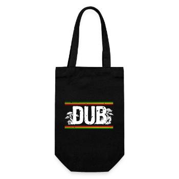 Dub Roots Reggae Wald - Geschenkbeutel für Flaschen - Schwarz - Vorne