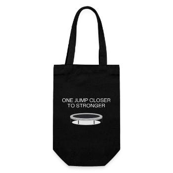 One Jump Closer to Stronger T-Shirt - Gift Bag for Bottles - black - Front