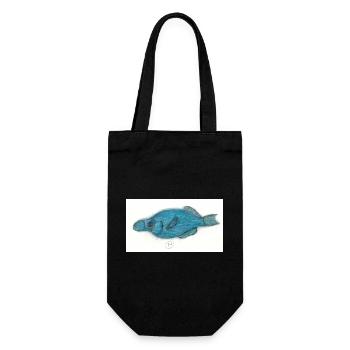 Vogellippfisch - Geschenkbeutel für Flaschen - Schwarz - Vorne