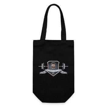 Logo Braves Strong Badass - Geschenkbeutel für Flaschen - Schwarz - Vorne