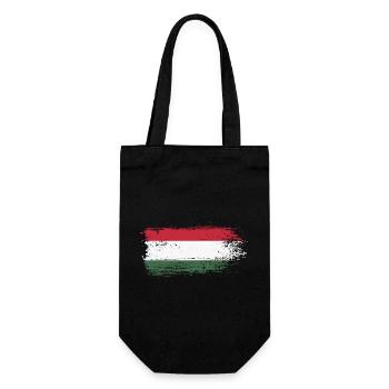 Hungarian Brush Flag - Gift Bag for Bottles - black - Front