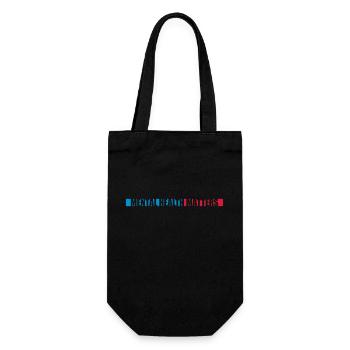mental health matters quote - Gift Bag for Bottles - black - Front