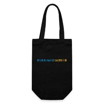 mieux avec un chien - Sac à bouteille - noir - Devant