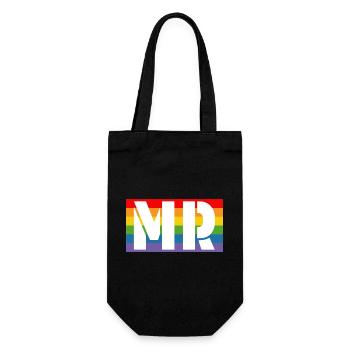 Chemise arc-en-ciel MR - Sac à bouteille - noir - Devant