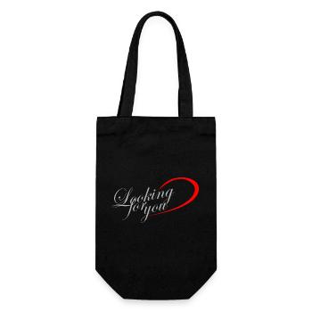 Looking for you - Geschenkbeutel für Flaschen - Schwarz - Vorne