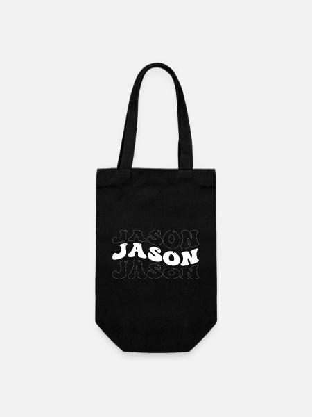 Funny Jason Groovy 4 Männer Frauen Cool Jason Tie Dye - Geschenkbeutel für Flaschen - Schwarz