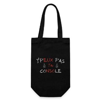 J'peux pas j'ai console - Sac à bouteille - noir - Devant