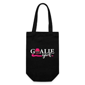 Field Hockey Hockey Goalkeeper Hockey Goalie Girl - Gift Bag for Bottles - black - Front
