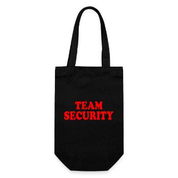 Team security - Gift Bag for Bottles - black - Front