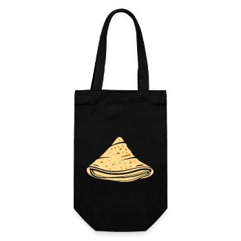 Crêpes Bretagne humour crêpe - Sac à bouteille - noir - Devant