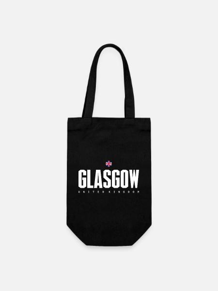 Glasgow - Geschenkbeutel für Flaschen - Schwarz
