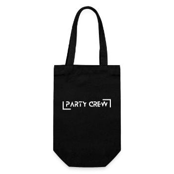 Party Crew - Geschenkbeutel für Flaschen - Schwarz - Vorne