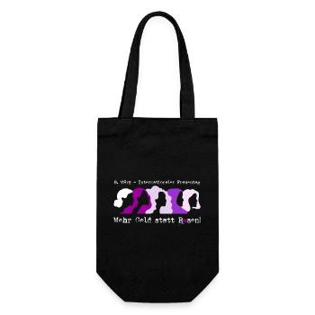 Journée de la femme (édition Plus d’argent au lieu de roses) - Sac à bouteille - noir - Devant