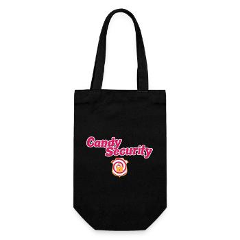 Candy Security Kids Parents Matching Birthday - Gift Bag for Bottles - black - Front