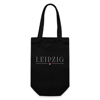 Leipzig, Deutschland Eleganz T-Shirt - Geschenkbeutel für Flaschen - Schwarz - Vorne