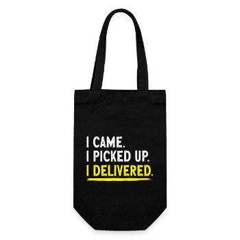Supplier Package Delivery - Gift Bag for Bottles - black - Front