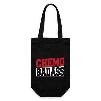 CTx Cancer Awareness Chemotherapie Warrior - Geschenkbeutel für Flaschen - Schwarz - Vorne