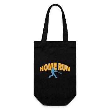 HOME RUN - Geschenkbeutel für Flaschen - Schwarz - Vorne